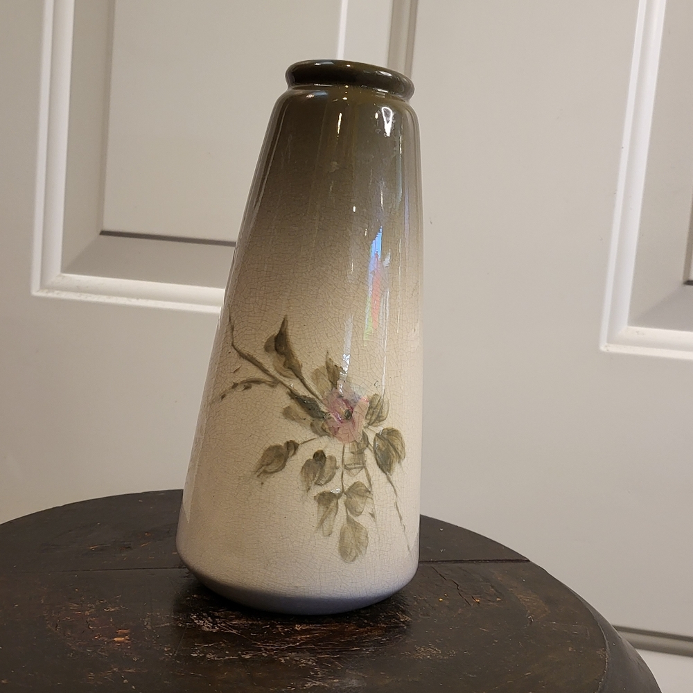 Weller Pottery Eocean Hand Painted Vase Signed